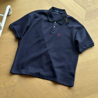 Best Selling Ralph Lauren Short Sleeves Black Cotton Washed Collection