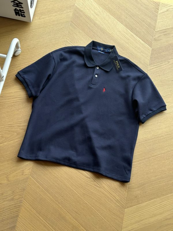 Best Selling Ralph Lauren Short Sleeves Black Cotton Washed Collection