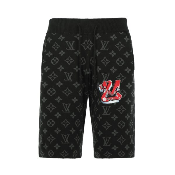 Premium Quality Louis Vuitton Shorts Cotton Jacquard Style