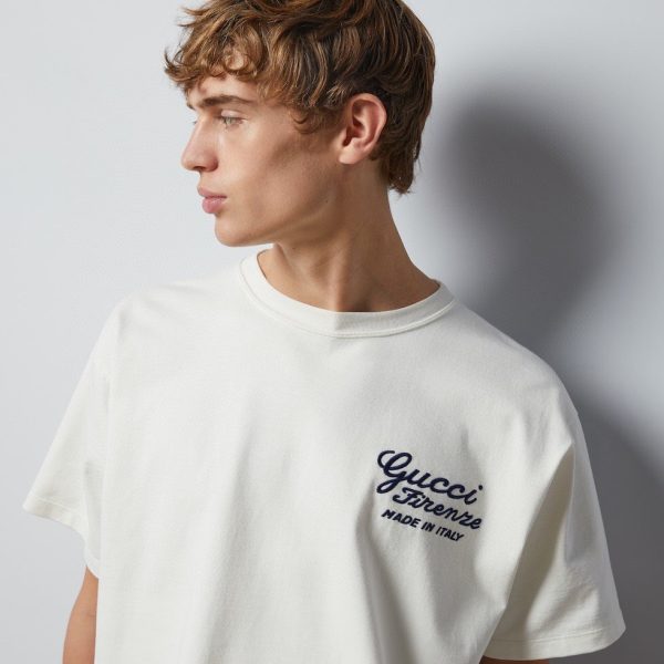 Premium Gucci Short Sleeves Cotton Classic Style