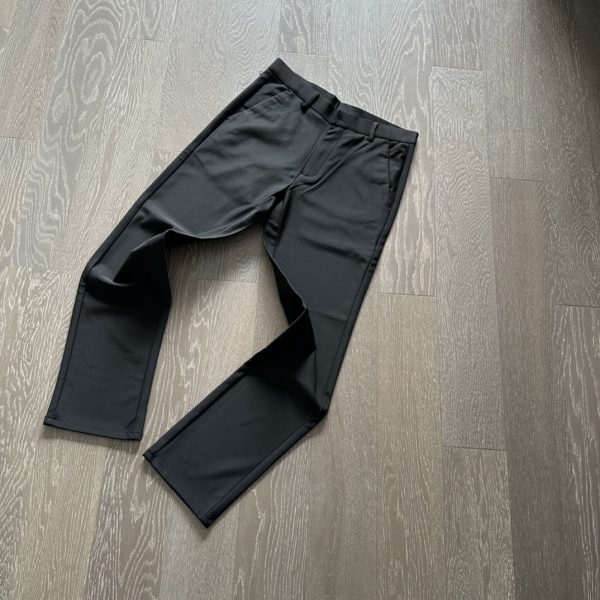 Premium Quality Gucci Trousers Black Silk Solid Style