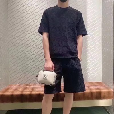 Premium Fendi Short Sleeves Cotton Classic Style
