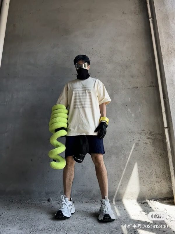 Premium Quality Balenciaga Short Sleeves Cotton Print Style