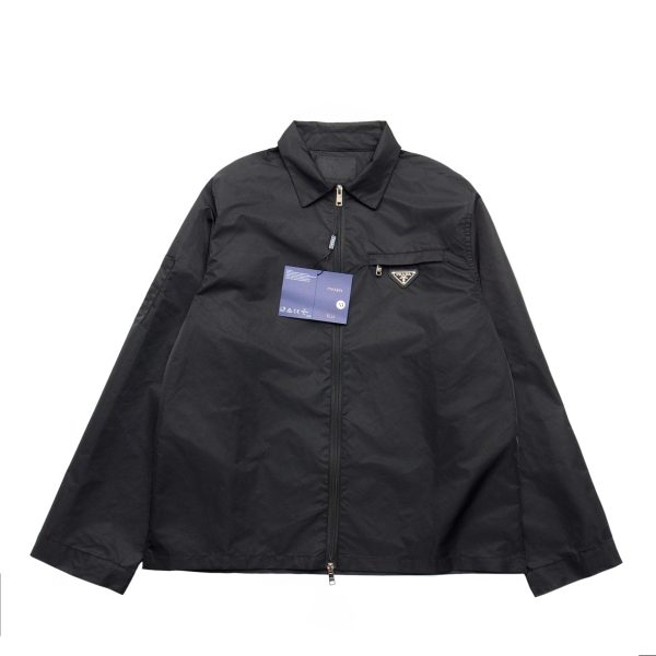 Best Selling Prada Coat Black Nylon Classic Luxury