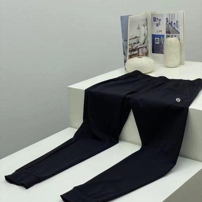 Premium Quality Lululemon Pants Black Silk Breathable Style