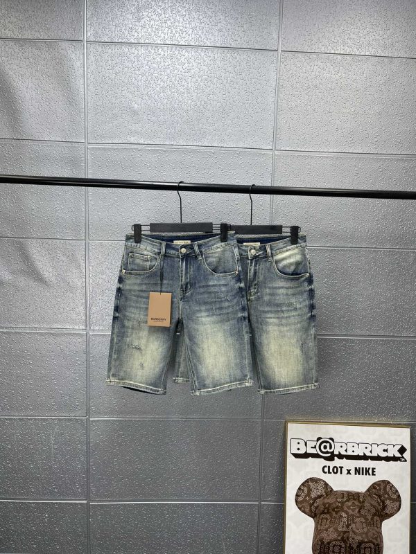 High Quality Burberry Shorts Leather Casual Luxury