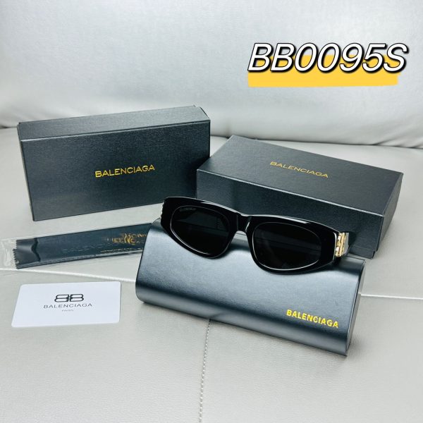 High Quality Balenciaga Glasses Black Logo Luxury