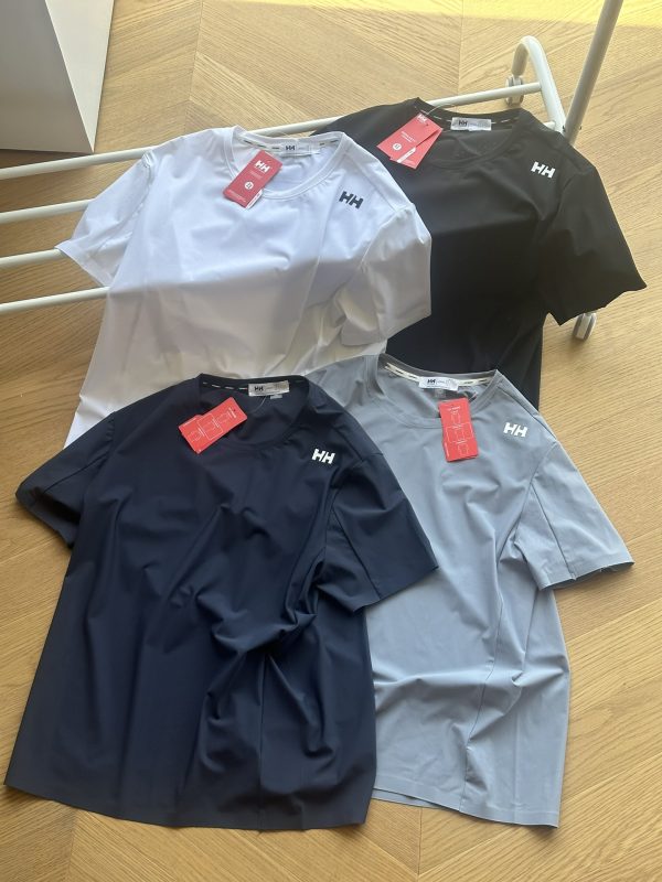 High Quality Helly Hansen Short Sleeves Black Breathable Style