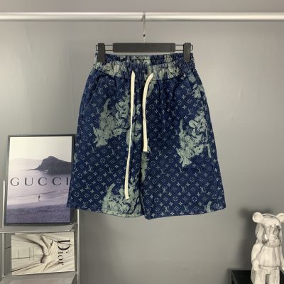 Best Selling Louis Vuitton Shorts Denim Print Luxury