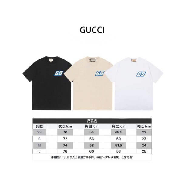 Premium Gucci T-Shirt Black Cotton Minimalist Luxury