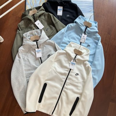 Premium Quality Nike Coats Black Fleece Casual Style