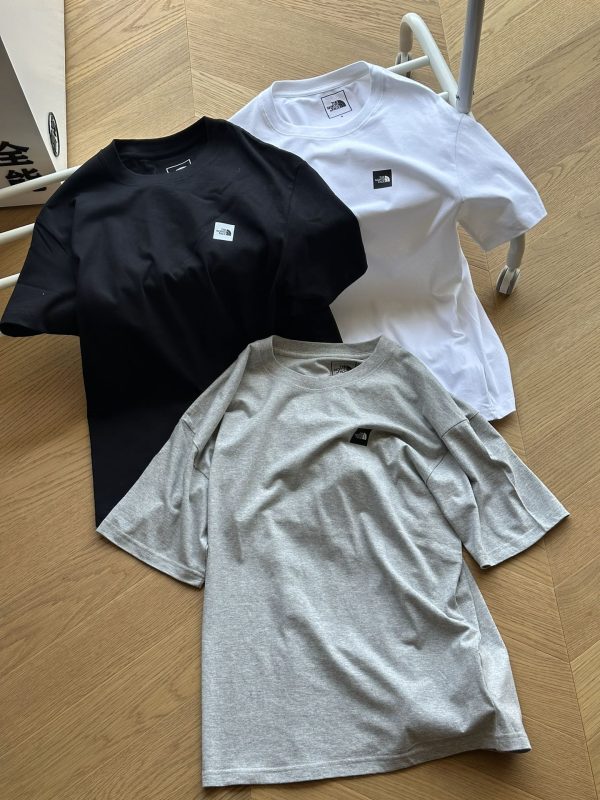 Premium Quality The North Face Short Sleeves Black Jersey Classic Style