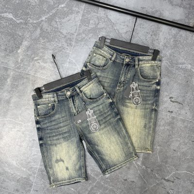 Luxury Chrome Hearts Shorts Leather Casual Collection