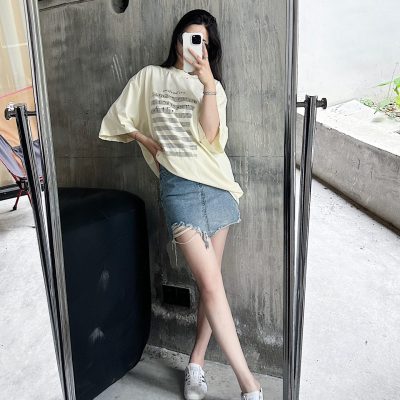 Best Selling Balenciaga Short Sleeves Cotton Print Style