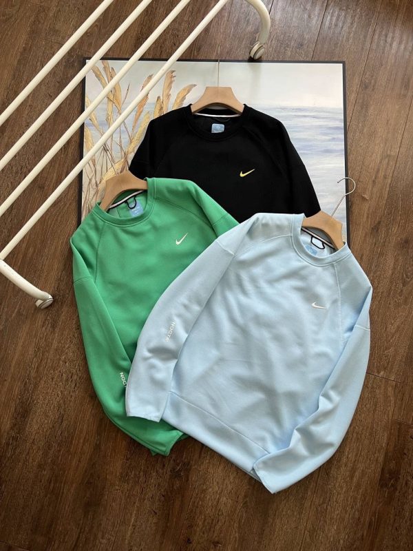 High Quality Nike Sweatshirts Black Fleece Logo Luxury