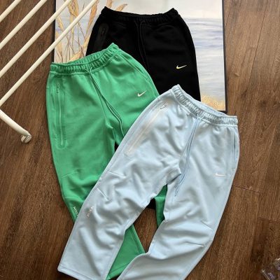 Luxury Nike Sweatpants Black Fleece Logo Luxury
