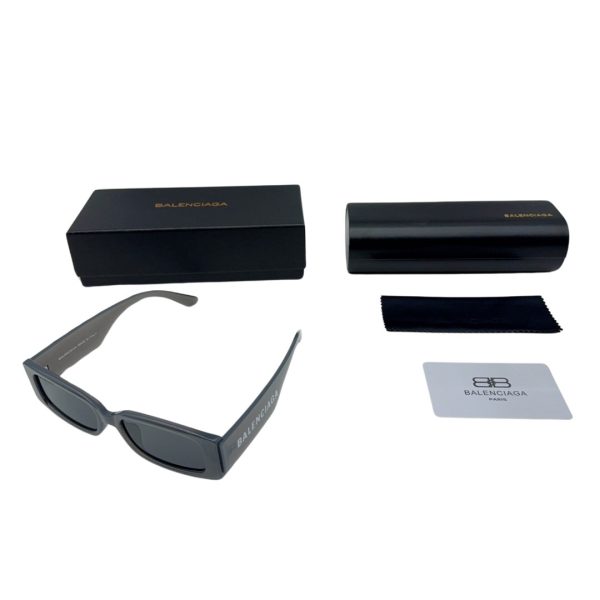 Premium Balenciaga Glasses Gray Monogram Luxury