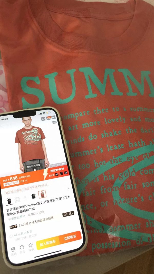 Premium Quality Vivienne Westwood Short Sleeves Logo Style