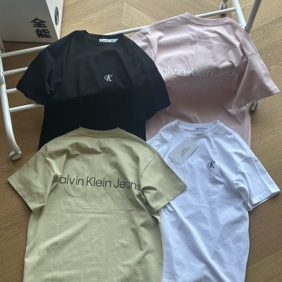 High Quality Calvin Klein Short Sleeves Black Logo Collection