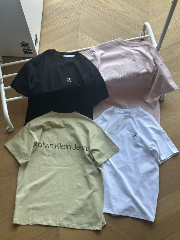 High Quality Calvin Klein Short Sleeves Black Logo Collection