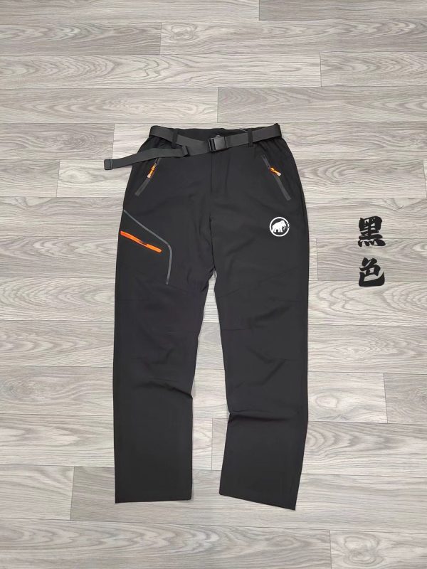 Premium Mammut Pants Black Nylon Breathable Style