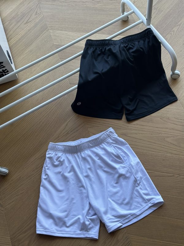 Best Selling Lululemon Shorts Black Logo Collection