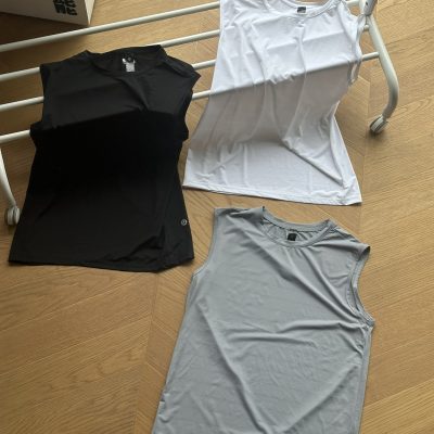 High Quality Lululemon Vest Black Breathable Collection