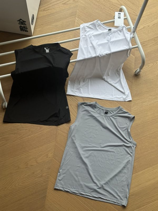 High Quality Lululemon Vest Black Breathable Collection