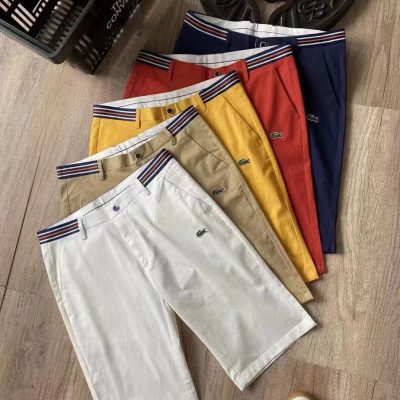 Premium Lacoste Shorts White Casual Style