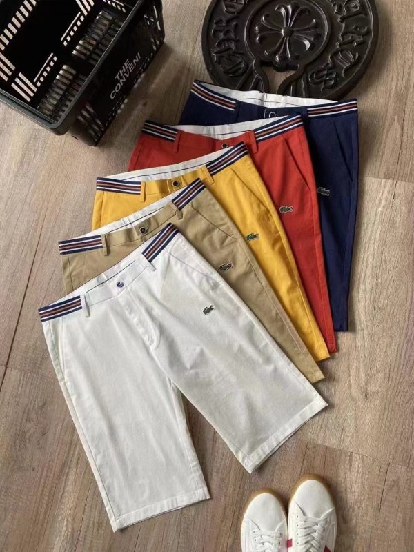 Premium Lacoste Shorts White Casual Style