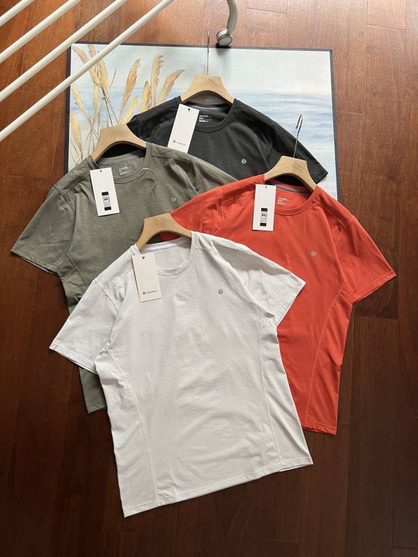 High Quality Lululemon Short Sleeves White Breathable Luxury