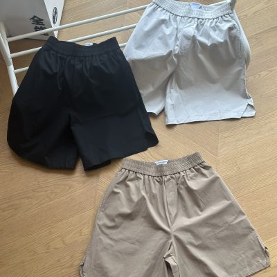 High Quality Bottega Veneta Shorts Black Cotton Solid Luxury