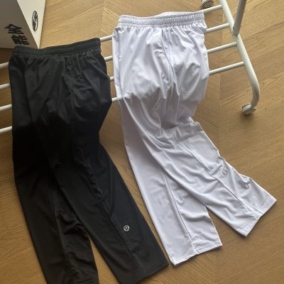 Best Selling Lululemon Trousers Black Logo Style