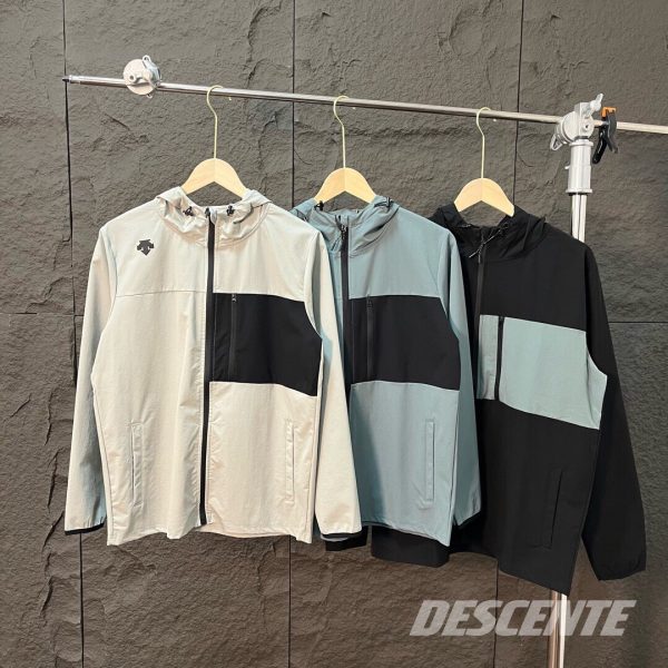 High Quality Descente Coat Black Breathable Luxury