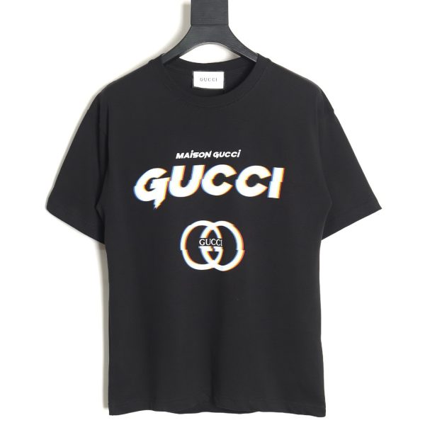 Premium Quality Gucci Short Sleeves Black Washed Collection