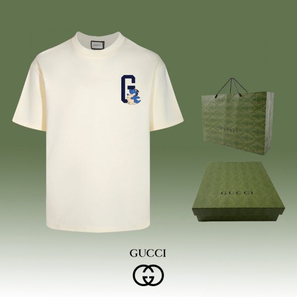 Premium Gucci Short Sleeves Black Washed Style