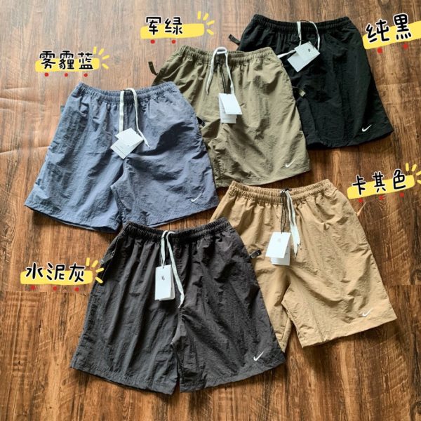 Premium Quality Nike Shorts Black Nylon Casual Luxury