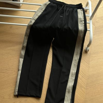 High Quality Adidas Casual Pants Black Striped Collection