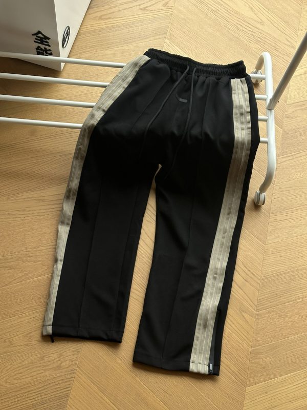 High Quality Adidas Casual Pants Black Striped Collection