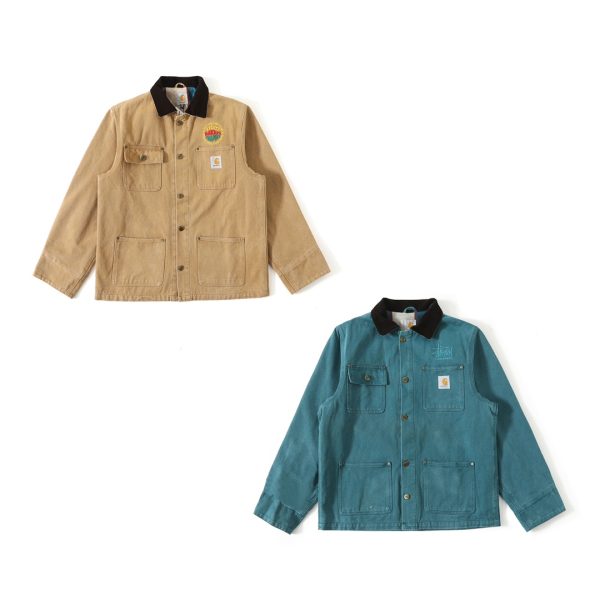 Best Selling Carhartt Jackets Green Cotton Collection