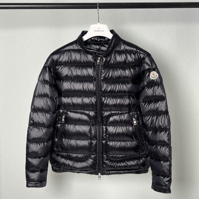 Premium Moncler Coat White Nylon Modern Style