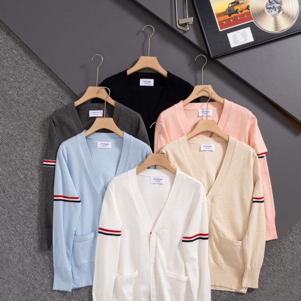 Luxury Thom Browne Jackets White Cotton Classic Luxury