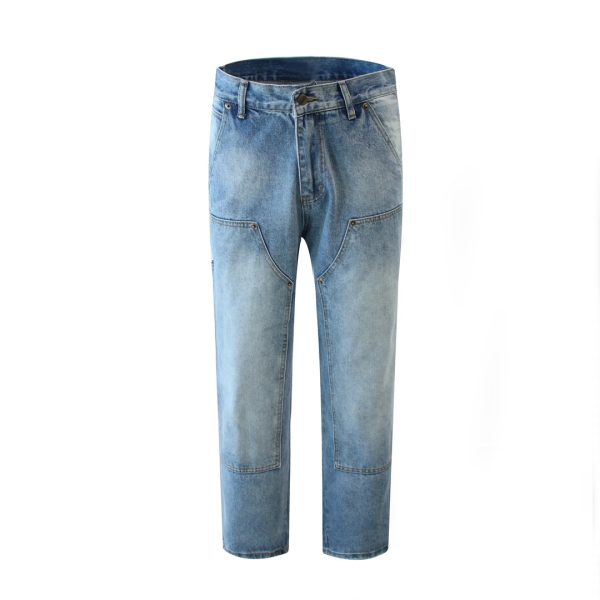 Premium Quality Carhartt Jeans Blue Denim Distressed Style