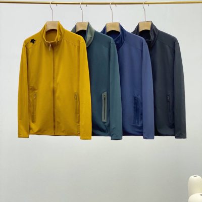 Luxury Descente Coat Black Casual Collection