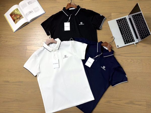 Premium Givenchy Polo Shirt White Casual Luxury