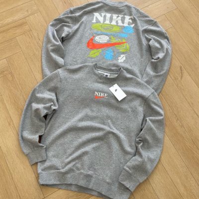 Premium Quality Nike Hoodie Gray Solid Collection