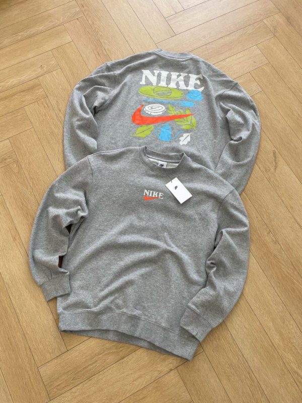 Premium Quality Nike Hoodie Gray Solid Collection