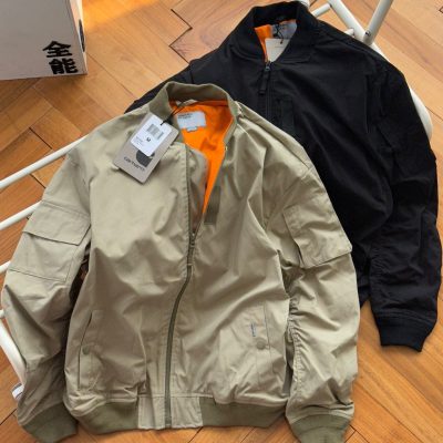 Luxury Carhartt Coat Black Cotton Logo Luxury