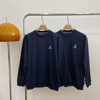 Luxury Jordan Sweatshirt Cotton Striped Style