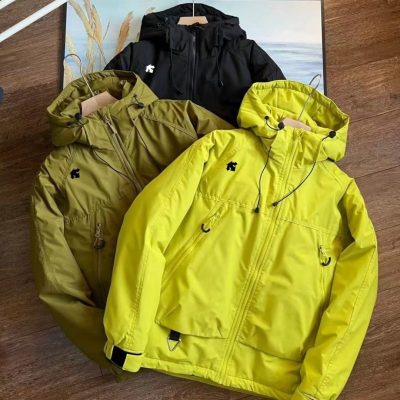 Premium Quality Descente Down Jackets Black Sporty Style
